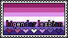 Bigender Lesbian Stamp Bigender Lesbian Stamp