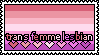 Trans Femme Lesbian Stamp Trans Femme Lesbian Stamp
