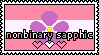 Nonbinary Sapphic Stamp Nonbinary Sapphic Stamp