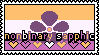 Nonbinary Sapphic Stamp Nonbinary Sapphic Stamp
