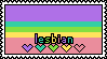 Lesbian Stamp Lesbian Stamp