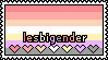 Lesbigender Stamp Lesbigender Stamp