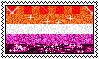 Glitter Lesbian Stamp Glitter Lesbian Stamp
