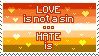 love is not a sin (butch lesbian) love is not a sin (butch lesbian)
