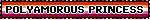 POLYAMOROUS PRINCESS Lesbian Flag Blinkie POLYAMOROUS PRINCESS Lesbian Flag Blinkie