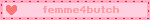 Femme4butch Pink Heart Blinkie Femme4butch Pink Heart Blinkie