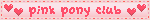 Pink Pony Club Pink Heart Pulsing Blinkie