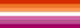 Sunset Lesbian Flag Button Sunset Lesbian Flag Button