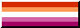 Five Stripe Lesbian Flag Button