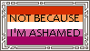 I'm In The Closet For Safety Not Because I'm Ashamed Lesbian Flag Stamp I'm In The Closet For Safety Not Because I'm Ashamed Lesbian Flag Stamp
