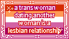 Trans Women Dating Women Is Lesbian Stamp Trans Women Dating Women Is Lesbian Stamp