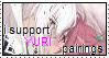 I Support Yuri Pairings Stamp
