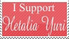I Support Hetalia Yuri Stamp