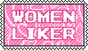 WOMEN LIKER Pink Stamp WOMEN LIKER Pink Stamp