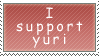 I Support Yuri Stamp
