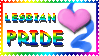 Lesbian Pride Stamp Lesbian Pride Stamp