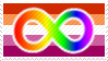 -Stamp: Autistic Lesbian Flag