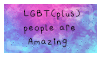 LGBT(plus) People Are Strong Loveable Full Of Worth Amazing Stamp LGBT(plus) People Are Strong Loveable Full Of Worth Amazing Stamp