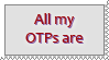 All my OTPs are LESBIAN All my OTPs are LESBIAN