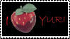 Stamp: I Heart Yuri_Red