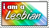 I Am A Lesbian Stamp