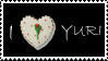 Stamp: I HEart Yuri_White Stamp: I HEart Yuri_White