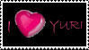 Stamp: I Heart Yuri_pink Stamp: I Heart Yuri_pink