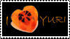 Stamp: I Heart Yuri_Orange Stamp: I Heart Yuri_Orange