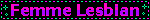 FEMME LESBIAN blinkie FEMME LESBIAN blinkie