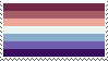 Stamp - Pirate Lesbian. Arr!