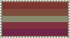 lesbian flag stamp