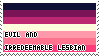 Evil Lesbian Stamp (f2u) Evil Lesbian Stamp (f2u)