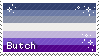 Butch Lesbian stamp Butch Lesbian stamp