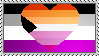 [LGBT Stamps] Asexual-Demihomoromantic (Lesbian)