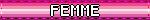 Femme Lesbian Blinkie Femme Lesbian Blinkie