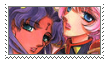 Utena and Anthy stamp