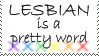 Lesbian Pride Stamp Lesbian Pride Stamp