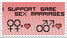 I Support Same Sex Marriages I Support Same Sex Marriages