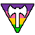 Labrys Lesbian (Sappho) Transparent Emoticon