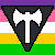 Labrys Lesbian (Sappho) Emoticon 3 Labrys Lesbian (Sappho) Emoticon 3