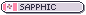 Sapphic Tiny Identity Button Sapphic Tiny Identity Button
