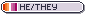 Lesbian Flag He/They Tiny Identity Button Lesbian Flag He/They Tiny Identity Button