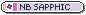 Nonbinary Sapphic Flag NB Sapphic Tiny Identity Button