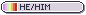 Hesbian Flag He/Him Tiny Identity Button Hesbian Flag He/Him Tiny Identity Button