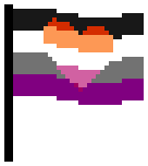 Lesbian Ace Pride Flag Lesbian Ace Pride Flag