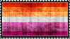 Lesbian Flag Stamp (New Flag Design)