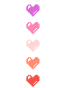 Lesbian Flag Colored Heart Line