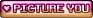 Heart Picture You Pink-Orange Hue Shiny Button