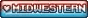Heart Midwestern Princess Pink-Blue Hue Shiny Button