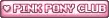 Heart Pink Pink Pony Club Pink Shiny Button